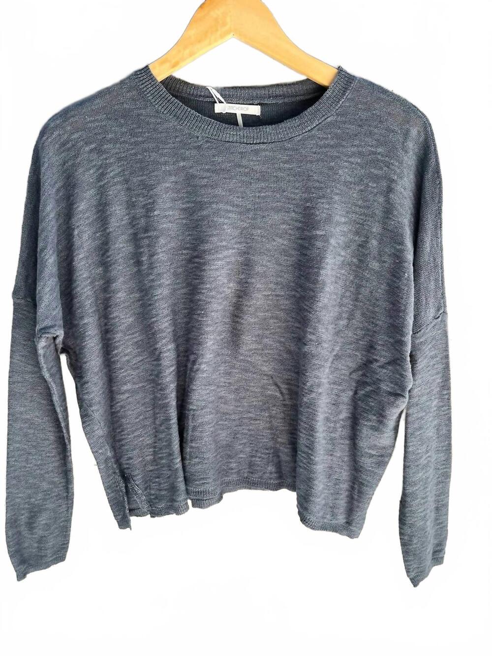 NEW STITCHDROP women's sandcastle sweater in tidal